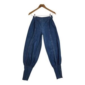 Vintage Jeanetics Denim Pants Jeans Womens 5 Blue High Rise Balloon Equestrian